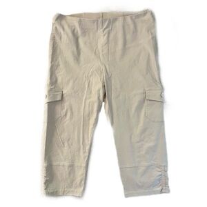 Joseph Ribkoff Light Beige Capri Size 18